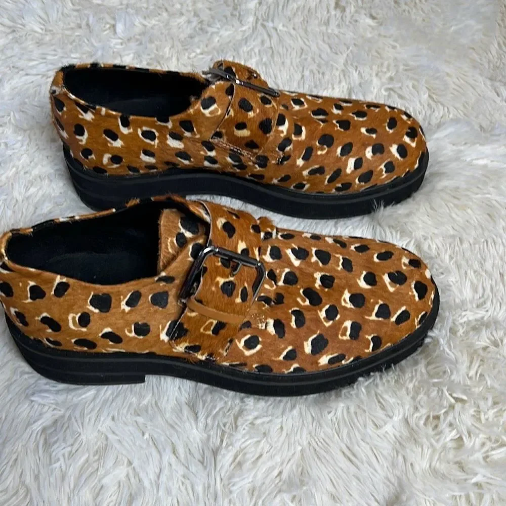 Intentionally Blank Reece Shoes Tan Cheetah - Picture 7 of 9